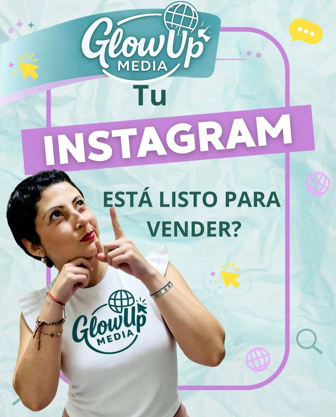 Publicación promocional GlowUpMedia